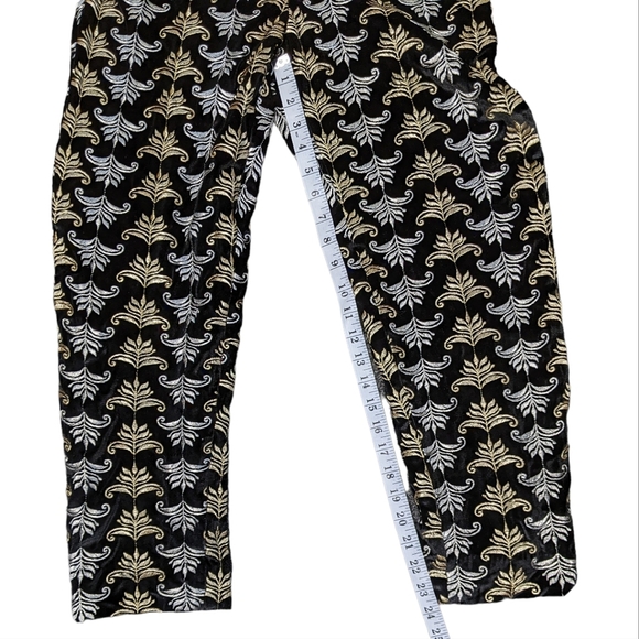 New Frances Valentine Petrie Metallic Embroidered Pants - Picture 3 of 13